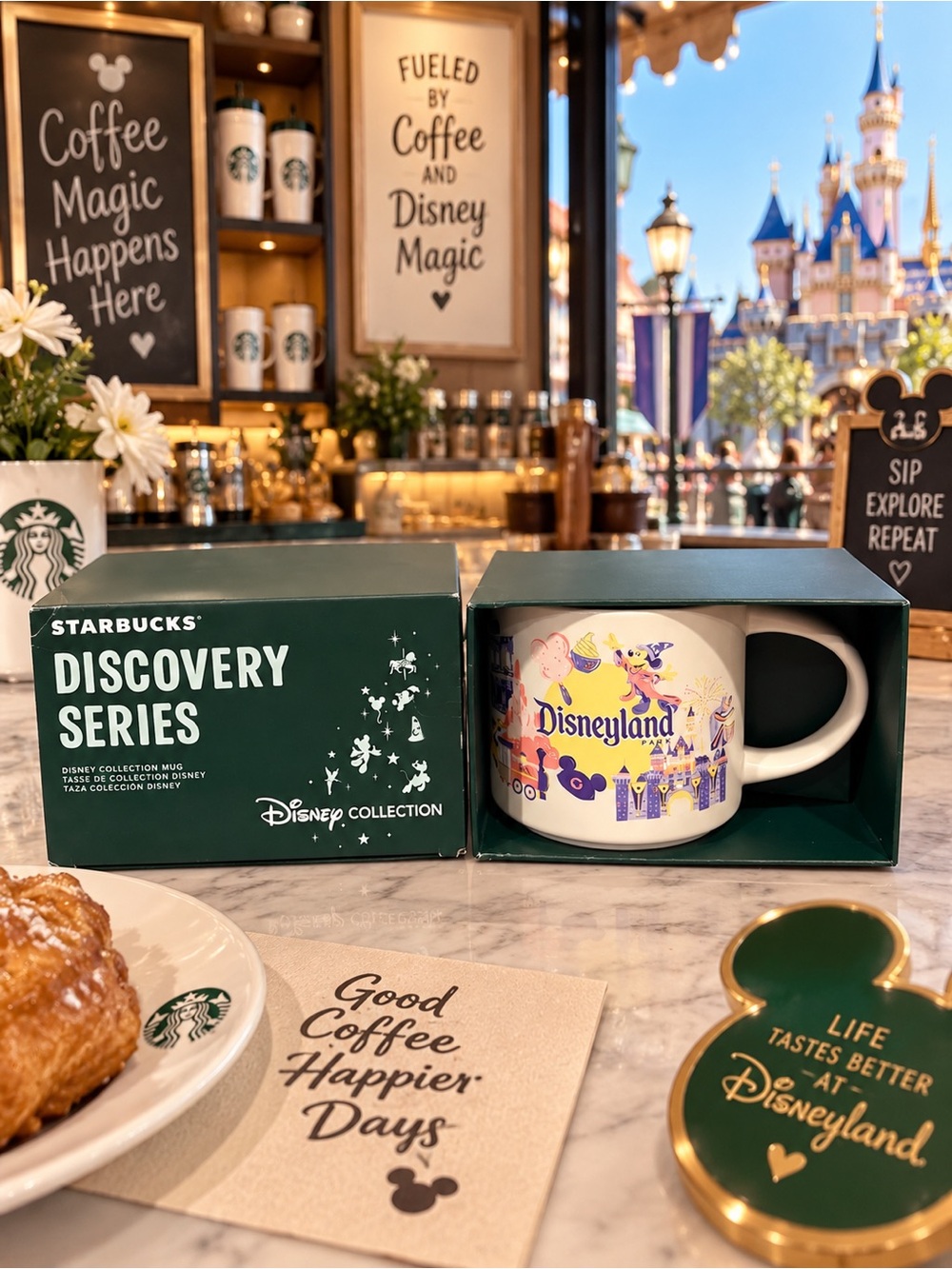 Starbucks x Disney Discovery Series Disneyland Mug 14oz NIB / NWT